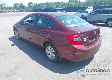 2012 Honda Civic Lx из США, поврежденный, VIN 2HGFB2F56CH588930